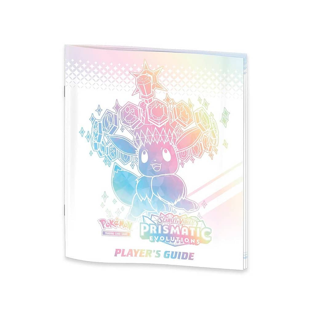 libro players guide prismatic evolution pokemon tcg