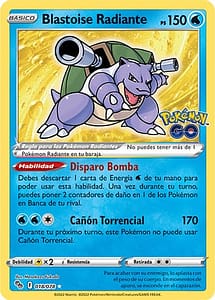 Radiant Blastoise Pokemon GO